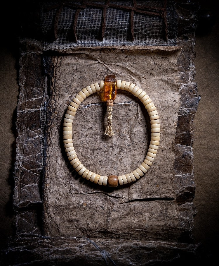 Original Vintage Bodhi Root Bracelet | Natural Old Seed Single-Loop Handheld Small-Size Bracelet