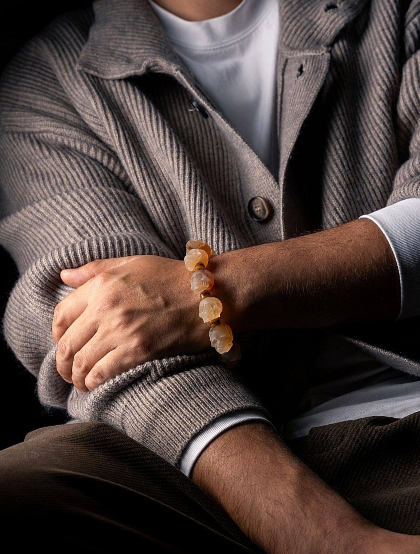 Chitipati · Natural Goat Horn Tibetan Handheld Bracelet