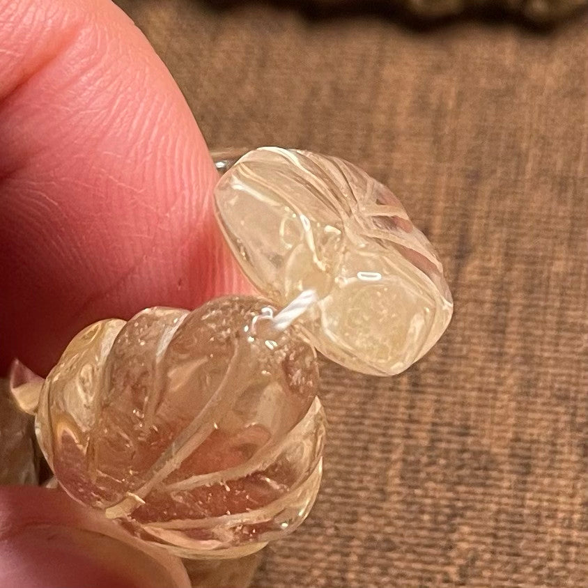 Tibetan Collection Grade Ethnic Style Cultural Play Jewelry | Himalayan Vintage Crystal Leaf