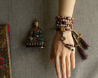Original Blood-Bearing Natural Camel Bone 108 Bead Tibetan Buddha Bead Bracelet | Unisex Handheld Necklace