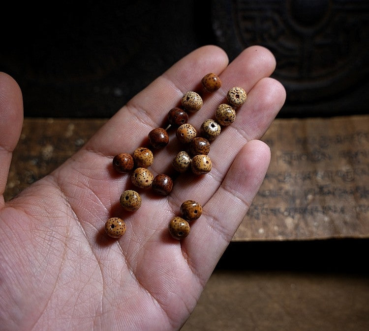 Original Design Star Moon Bodhi Buddha Bead Bracelet | Old Seed Dzi Bead Multi-Loop Unisex Cultural Play Bracelet