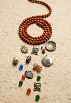 Original Design Toothless Small Vajra Bodhi Buddha Bead Bracelet | Tibetan 108 Bead Necklace Rosary