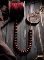Qinghuan Elegance Gathering・Purple Gold Alms Bowl Bodhi 108 Beads Tibetan Style Prayer Beads | High-End Cultural Play Buddha Beads Bracelet