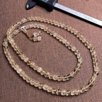 Collector-Grade Prayer Beads | Vintage Crystal 108 Beads Multi-Shape String
