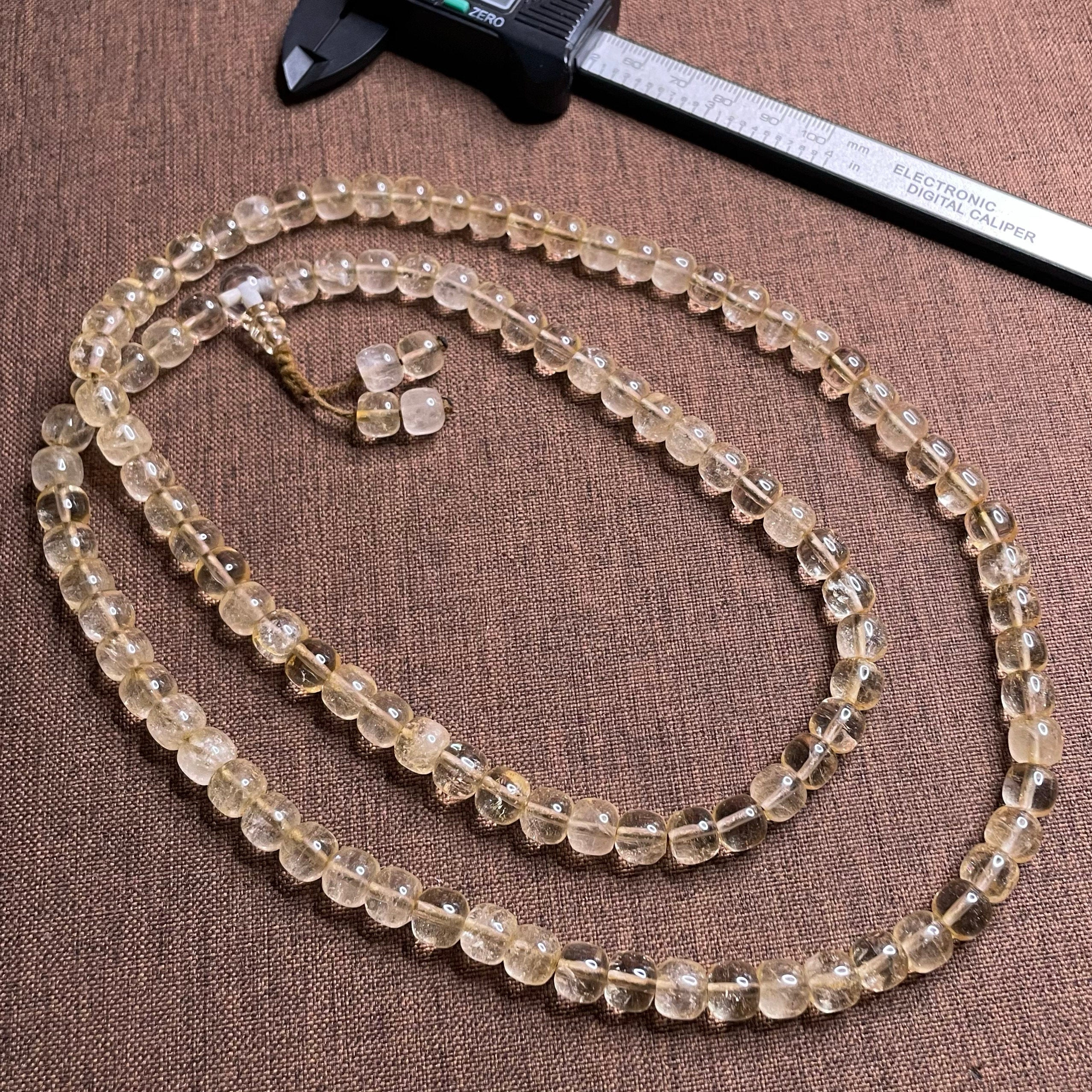 Collector-Grade Prayer Beads | Vintage Crystal 108 Beads Multi-Shape String