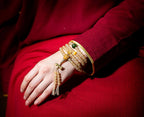 Original Design Tibetan Natural Ram's Horn Tibetan Buddha Bead | Bracelet 108 Beads Zodiac Buddha Unisex Bracelet Necklace Handheld Rosary