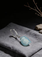 Original High-End Earrings | S925 Sterling Silver Irregular Aquamarine Unisex Pendant Earrings