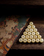 Original Weathered Bodhi Root 108 Bead Buddha Bead Bracelet | Unisex Cultural Play Rosary