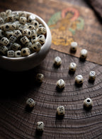 Rugged & Refined Charm・Tibetan Camel Bone 108 Prayer Beads | Natural Bone Beads Playable Bracelet