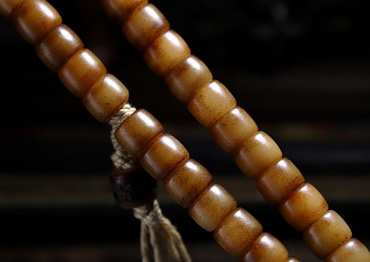 Tibetan Vintage Material · Natural Yak Bone Tibetan Handheld Bracelet