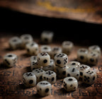 Rugged & Refined Charm・Tibetan Camel Bone 108 Prayer Beads | Natural Bone Beads Playable Bracelet