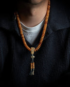Vintage Spirit Bone・Tibetan Yak Bone 108 Prayer Beads | Tibetan Style Cultural Play Bracelet