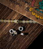 Original Design Tibetan Natural Ram's Horn Tibetan Buddha Bead | Bracelet 108 Beads Zodiac Buddha Unisex Bracelet Necklace Handheld Rosary
