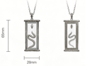 「Spirit of the Zodiac」 Sterling Silver Snake Spirit Inlaid with White Crystal
