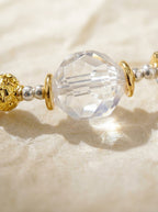 Aquarius Original Multi-Layer Stackable Clear Crystal & Blue Dot Stone Light Luxury Bracelet Twelve Constellations Exclusive For Women
