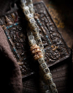 Rugged & Refined Charm・Tibetan Camel Bone 108 Prayer Beads | Natural Bone Beads Playable Bracelet