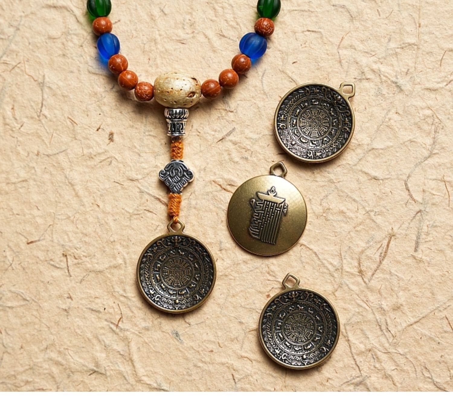 Original Design Toothless Small Vajra Bodhi Buddha Bead Bracelet | Tibetan 108 Bead Necklace Rosary