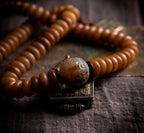 Vintage Spirit Bone・Tibetan Yak Bone 108 Prayer Beads | Tibetan Style Cultural Play Bracelet