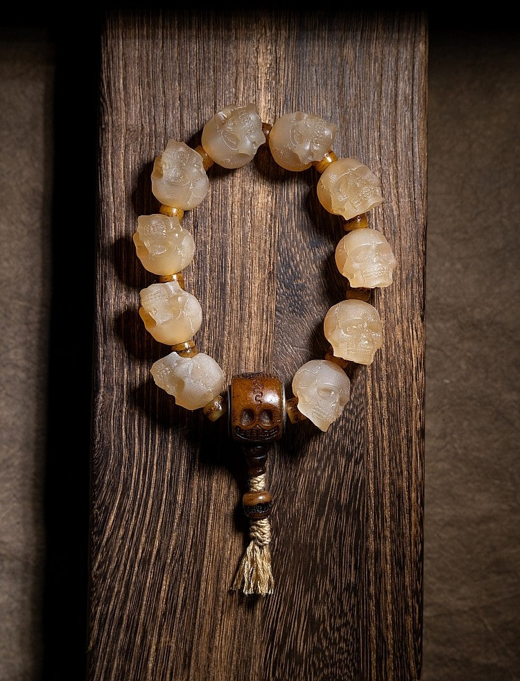 Chitipati · Natural Goat Horn Tibetan Handheld Bracelet