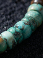 Original Trendy Brand Color Block Natural Raw Turquoise Tiger Eye Bracelet