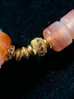 Original Tibetan Style Single-Line Medicine Agate Bracelet