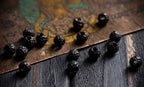 Tibetan Natural Yak Bone Skull Carved Buddha Bead Bracelet | 108 Bead Tibetan Bracelet