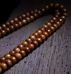 Vintage Spirit Bone・Tibetan Yak Bone 108 Prayer Beads | Dzi Bead Blessed Tibetan Buddha Beads Bracelet