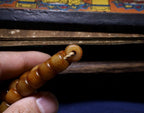 Tibetan Natural Vintage Yak Bone Double-Loop Buddha Bead Bracelet | Tibetan Unisex Couple Style Bracelet