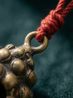 Tibetan Conch Shell Blessing・Brass Six Syllable Mantra Buddha Pendant