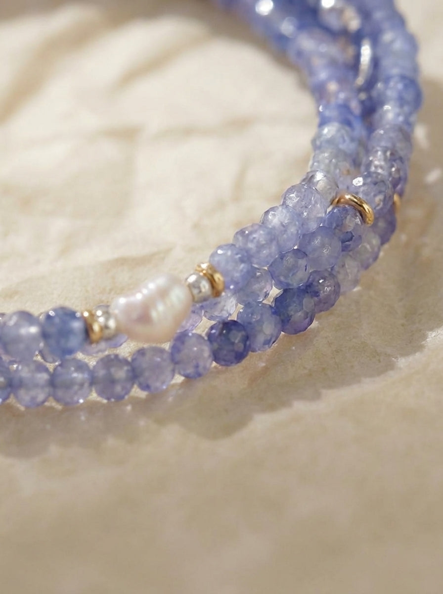 Cancer Natal Original Multi-Layer Stackable Tanzanite Bracelet Twelve Constellations Exclusive For Women
