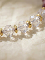 Leo Natal Original Multi-Layer Stackable Clear Crystal & Andesine Light Luxury Bracelet Twelve Constellations Exclusive For Women