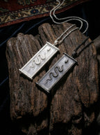 「Spirit of the Zodiac」 Sterling Silver Snake Spirit Inlaid with White Crystal