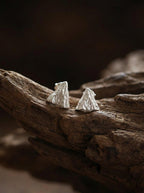 「Kailash」Tibetan Holy Mountain Silver Earrings