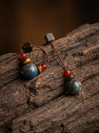 「Zen Style」 New Chinese Style Handmade Tiger's Eye Stone Earrings