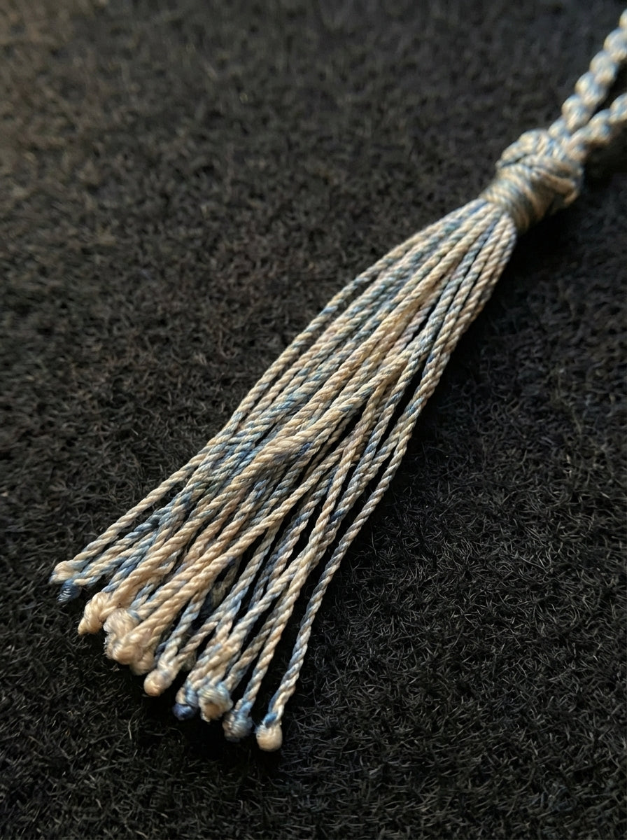 Tibetan Region Old Material Natural Clear Quartz Five-Pronged Vajra Woven Necklace - Unique Piece