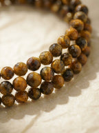Sagittarius Original Multi-Layer Stackable Citrine, Tiger Eye & Agarwood Light Luxury Bracelet Twelve Constellations Exclusive For Women