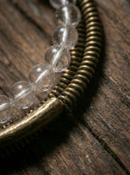 「Holy Mountain」Namcha Barwa Peak White Crystal Bracelet