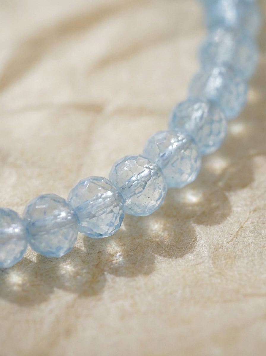 Pisces Original Multi-Layer Stackable Aquamarine & Citrine Bracelet Twelve Constellations Exclusive For Women