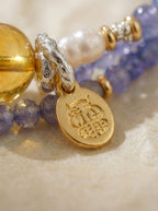 Cancer Natal Original Multi-Layer Stackable Tanzanite Bracelet Twelve Constellations Exclusive For Women