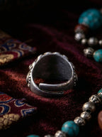 Heritage Dharma Protector・Zhibazha Ring | Rare Divine Beast Open Ring from Tibetan Region