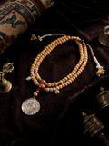Lhasa Tibet Rudraksha 108 Prayer Beads · Nine Palace Bagua Amulet Necklace