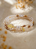 Taurus Natal Original Multi-Layer Stackable Clear Crystal Bracelet Twelve Constellations Exclusive For Women
