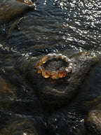 Condensed Light Heart-Nurturing · Citrine & Freshwater Pearl Bracelet