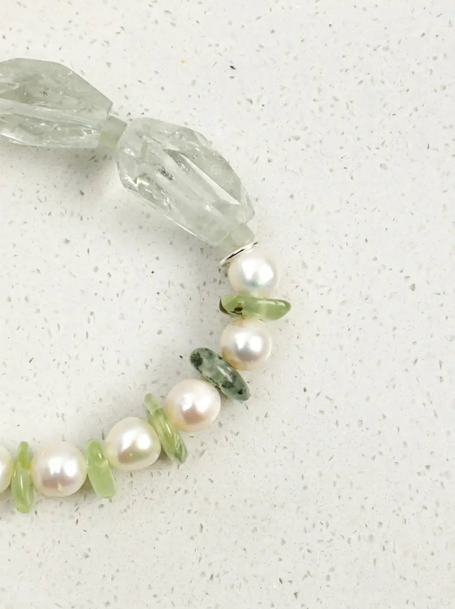「Spring Forest Nurturance」 Vitality & Luck Multi-Gem Crystal Bracelet
