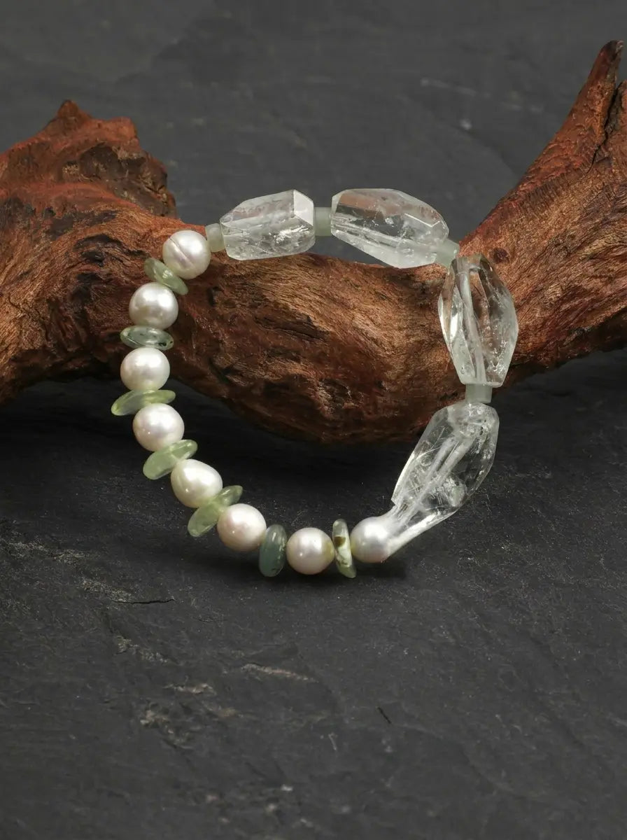 「Spring Forest Nurturance」 Vitality & Luck Multi-Gem Crystal Bracelet