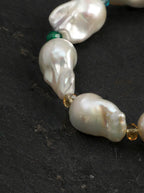 「Pearl Rhythm & Sacred Radiance」 Multi-Gem Crystal & Pearl Bracelet