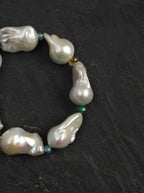 「Pearl Rhythm & Sacred Radiance」 Multi-Gem Crystal & Pearl Bracelet