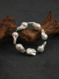 「Pearl Rhythm & Sacred Radiance」 Multi-Gem Crystal & Pearl Bracelet