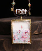 Collar de thangka «Bóveda del tesoro abierta»