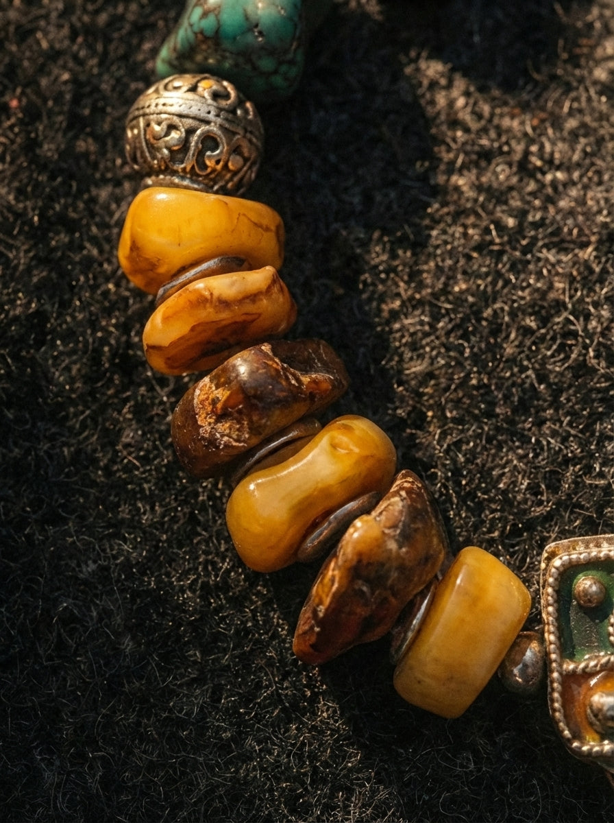 Bugdeite·Tibetan Sacred Fire Necklace